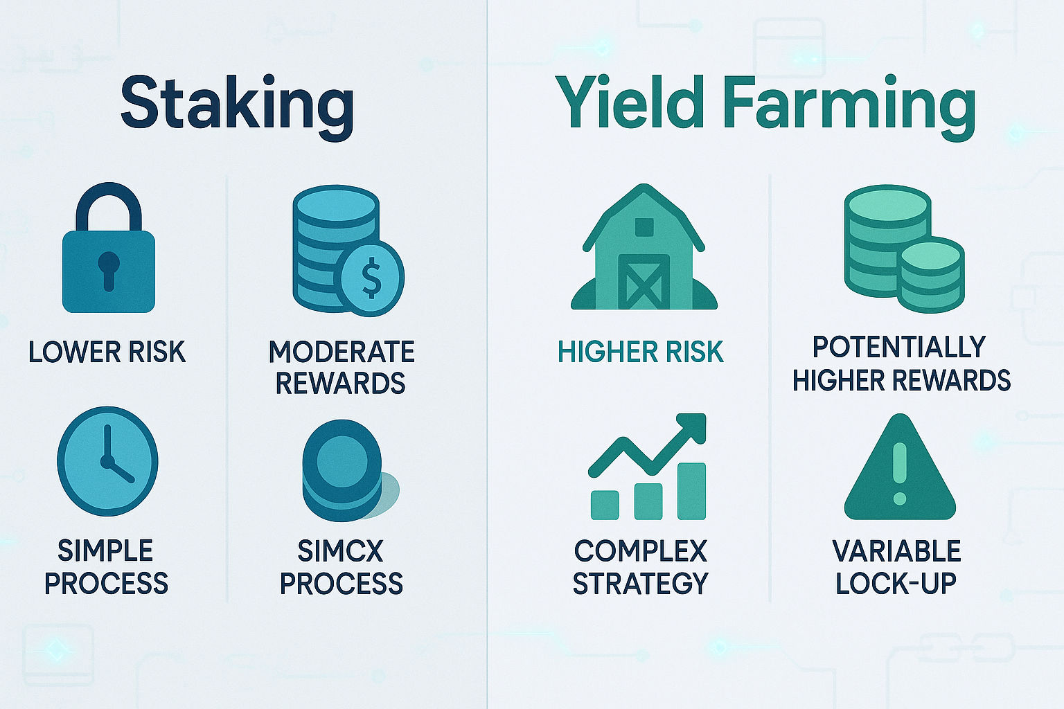 Staking vs Yield Farming: What’s the Difference?